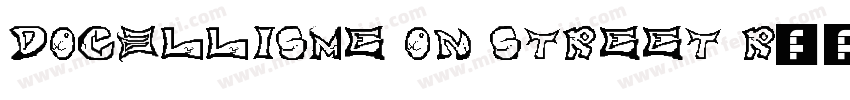 DOCALLISME ON STREET Regular字体转换